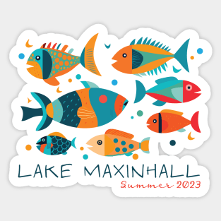 Lake Maxinhall Fishy Summer 2023 Sticker